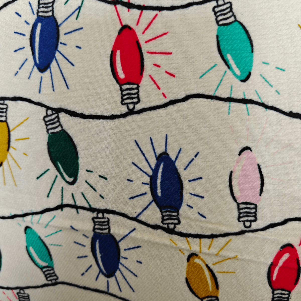 Noel Cushion Cover, 16” x 16”, Pack of 1 - Coral Slub - 