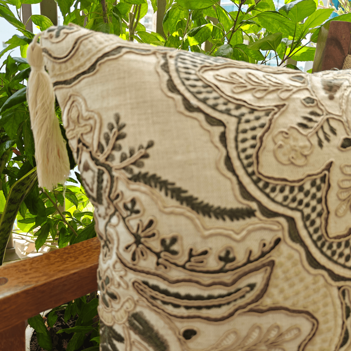 Oasis Cushion Cover Set – Linen Look – 16" x 16" (Pack of 2) - Coral Slub - 