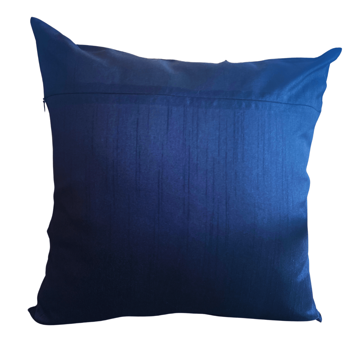 Onyx Black Cushion Cover, 16" x 16", Pack of 1 - Coral Slub - 