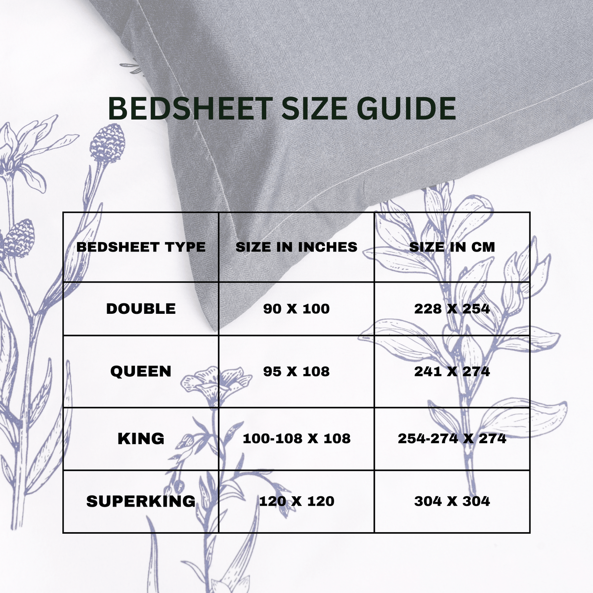 Pack of 2 Queen Size Bedsheets 90" x 100" - Blossom Harmony & Heritage Garden - Coral Slub - 