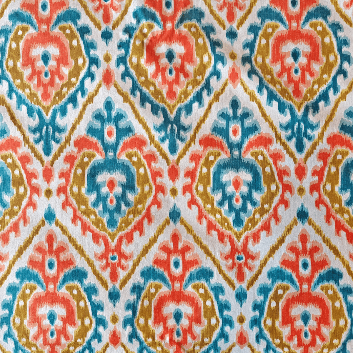 Palash Cotton Bedsheet with Quilted Pillow Covers – 100" x 108" - Coral Slub - 