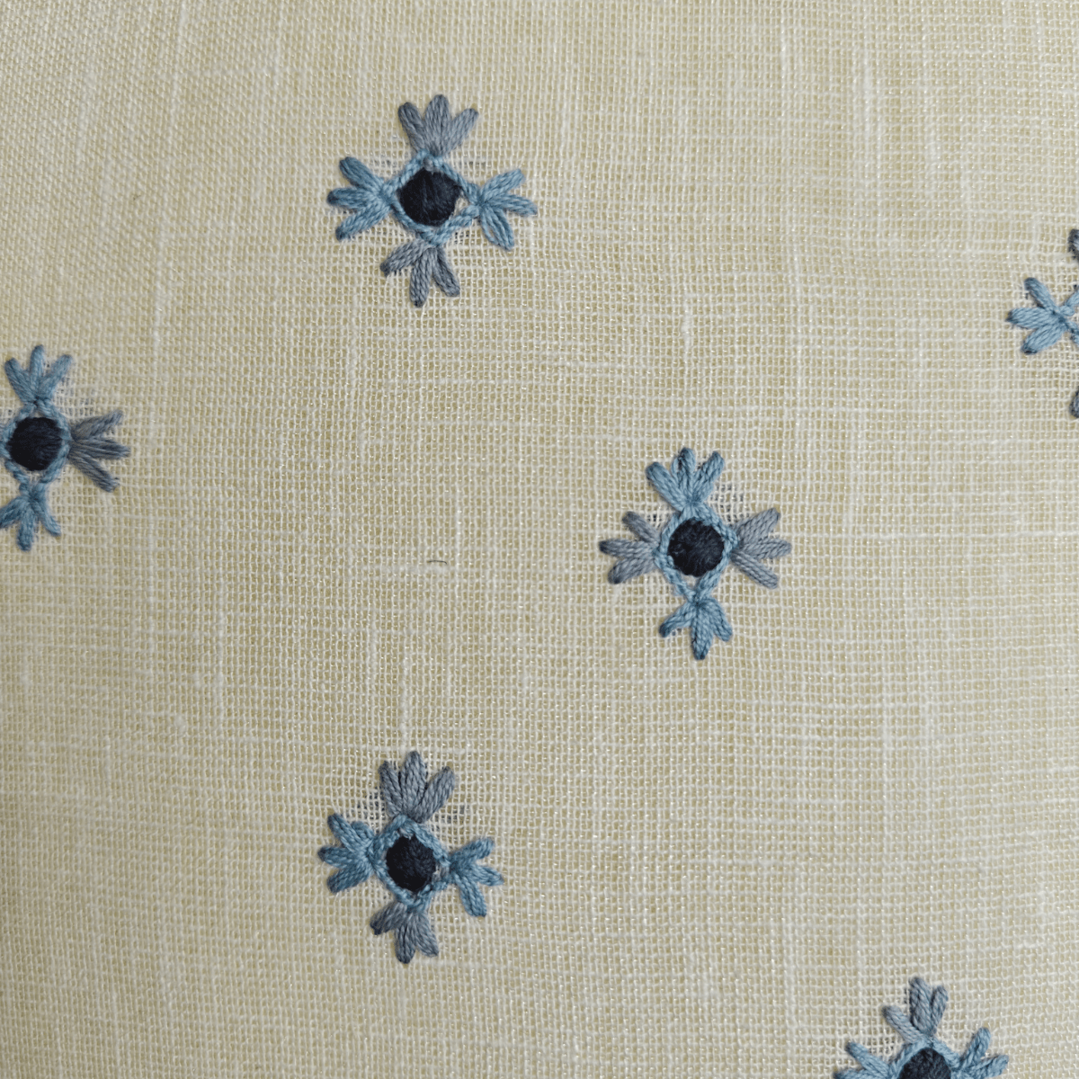 Pearl Cushion Cover Set – Tissue Fabric – 16" x 16" (Set of 2 Designs) - Coral Slub - 