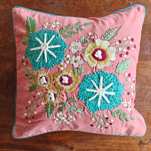 Veda Embroidered Cushion Cover