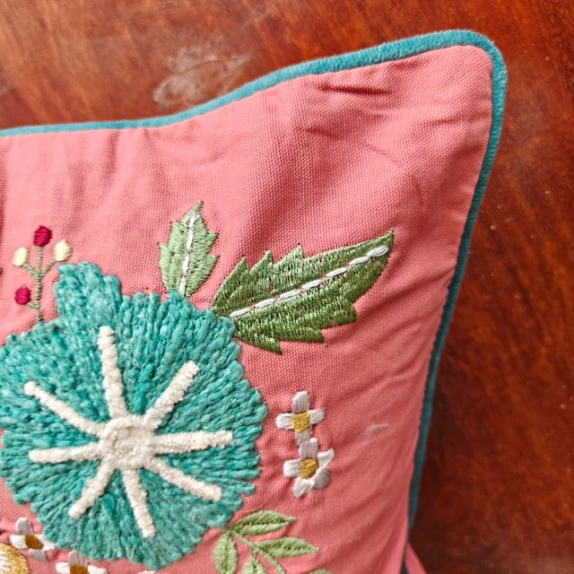 Veda Embroidered Cushion Cover