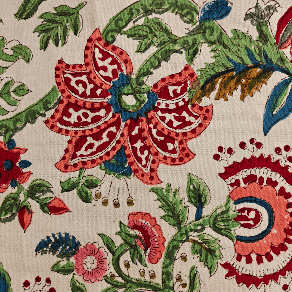 Prakriti Table Runner, 100% cotton, 13" X 72" - Coral Slub - 