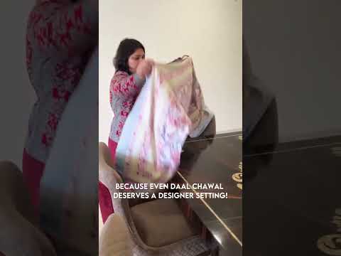 Pankhuri 6 Seater Dining Table Cover, Hand Block Print, 100% Cotton, 60" x 90"