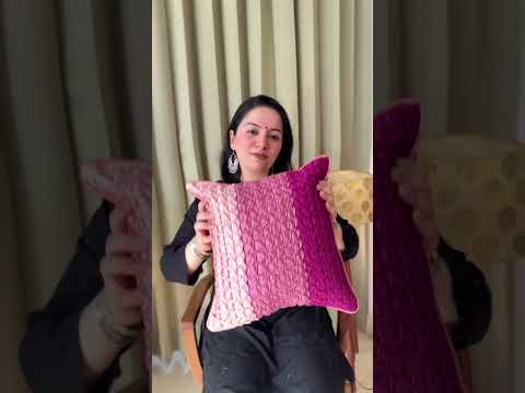 Golden Leaves Luxury Cushion Covers - 16" x 16", Pack of 3 Colors