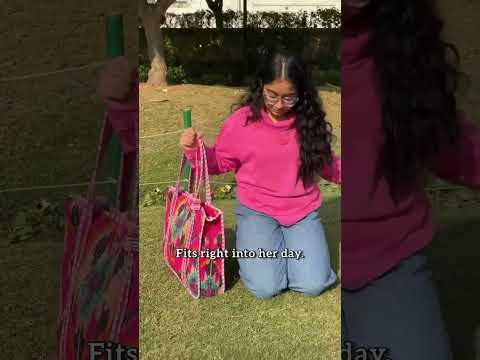 Ziba Block Print Tote Bag