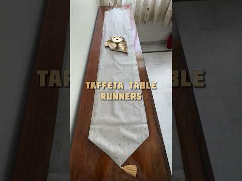 Indigo Charm Taffetta Table Runner 13" x 72"