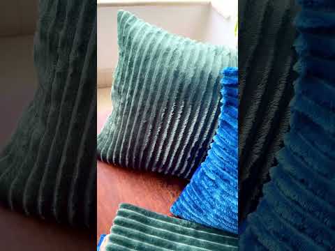 Velvet Trail Moss Cushion Cover, 16" x 16", Pack of 2