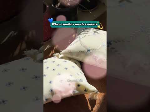 Luxe Cushion Cover Set – Tissue Fabric – 16" x 16" (Set of 2 Designs)