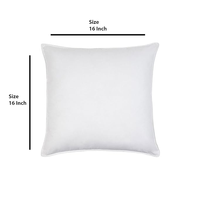 Rangoli Neon Cushion Covers, Pack of 2, 16" x 16" - Coral Slub - 