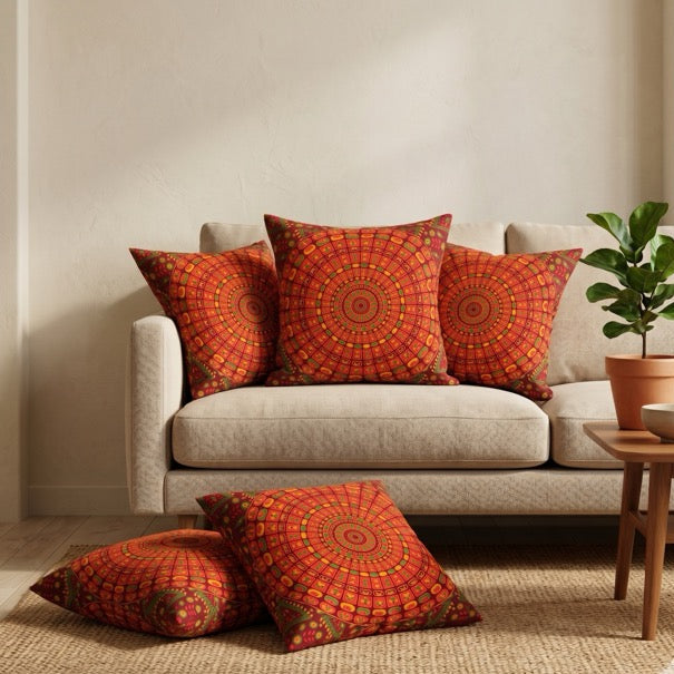 Rida Cushion Covers, Pack of 5