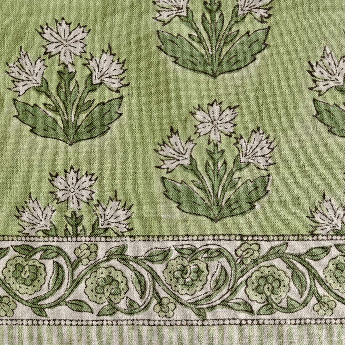 Ruhani Table Runner, 100% cotton, 13" X 72" - Coral Slub - 