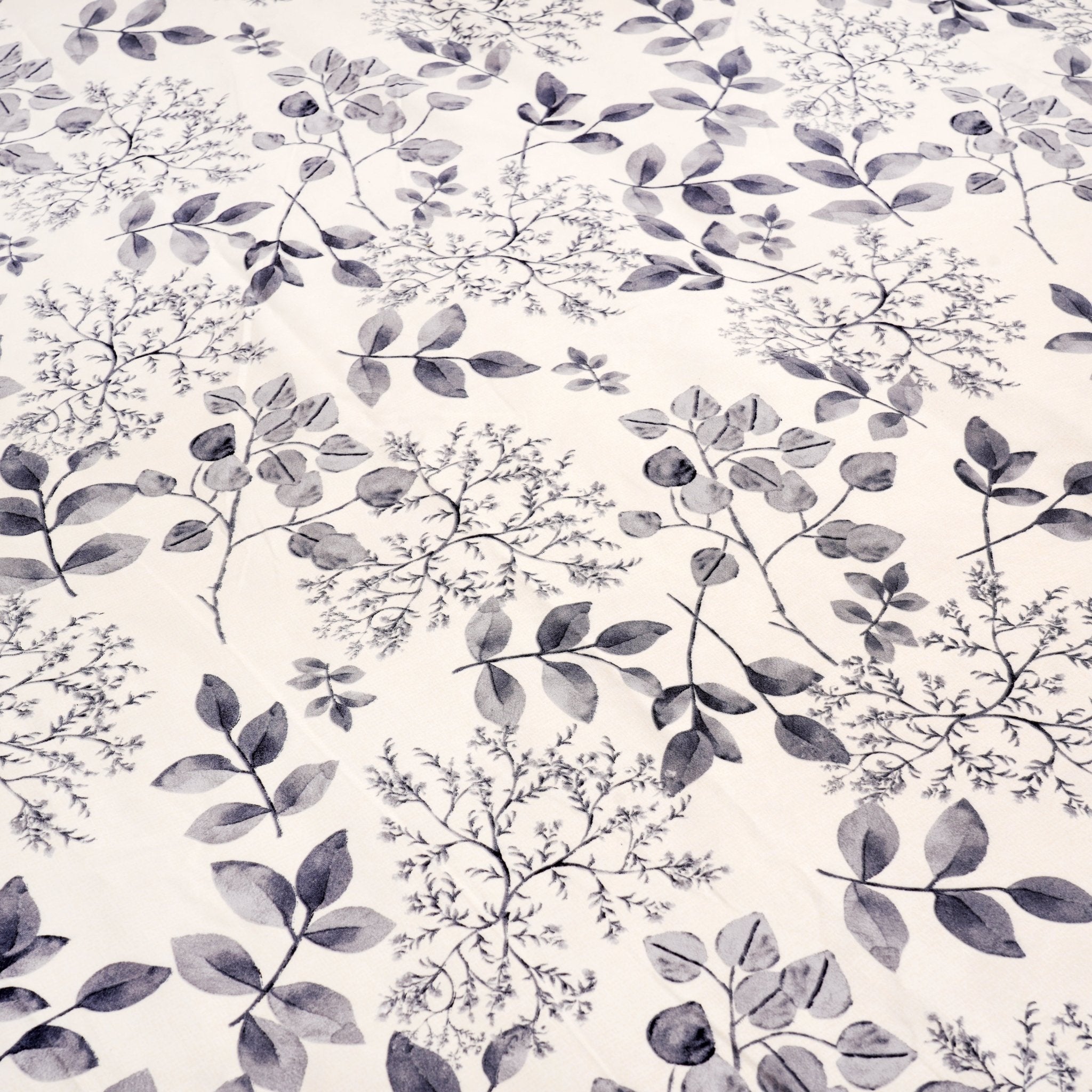 Shadow Flora Double Bed Sheet Set, 90" x 100" - Coral Slub - 