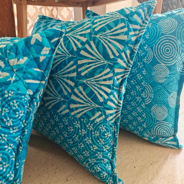 Splash Cushion Covers, Pack of 5 - Coral Slub - 