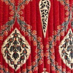 Surkh Cushion Covers, Pack of 5 - Coral Slub -