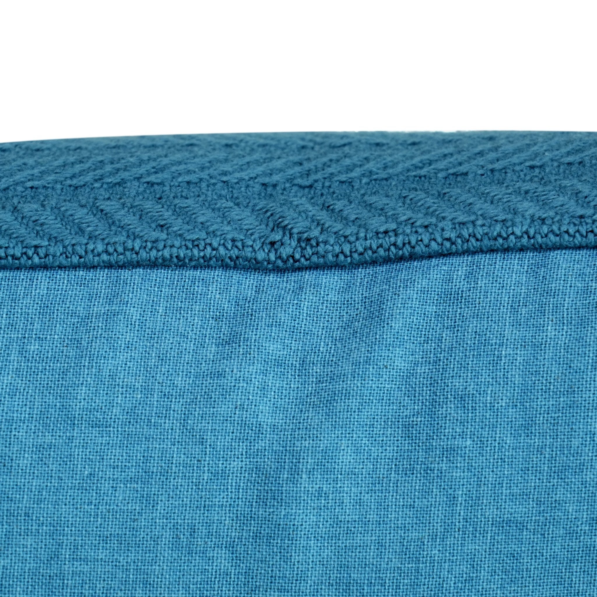 Urban Edge Cushion Covers Crystal Teal, Pack of 2, 16" x 16" - Coral Slub - 