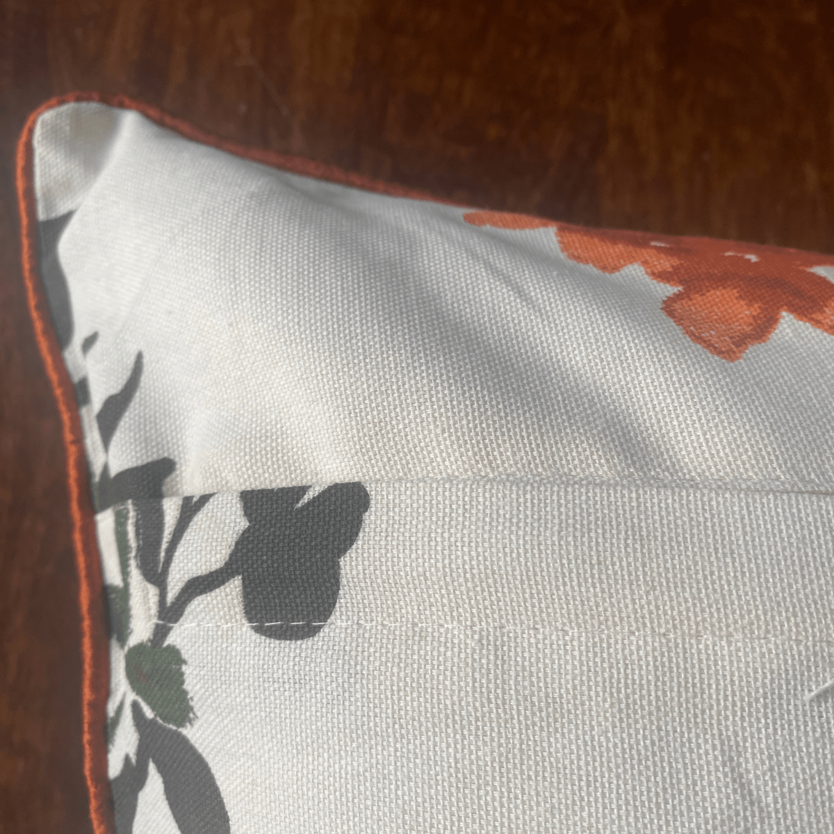 Victoria Printed Cushion Covers, 16" x 16", Pack of 5 - Coral Slub - 