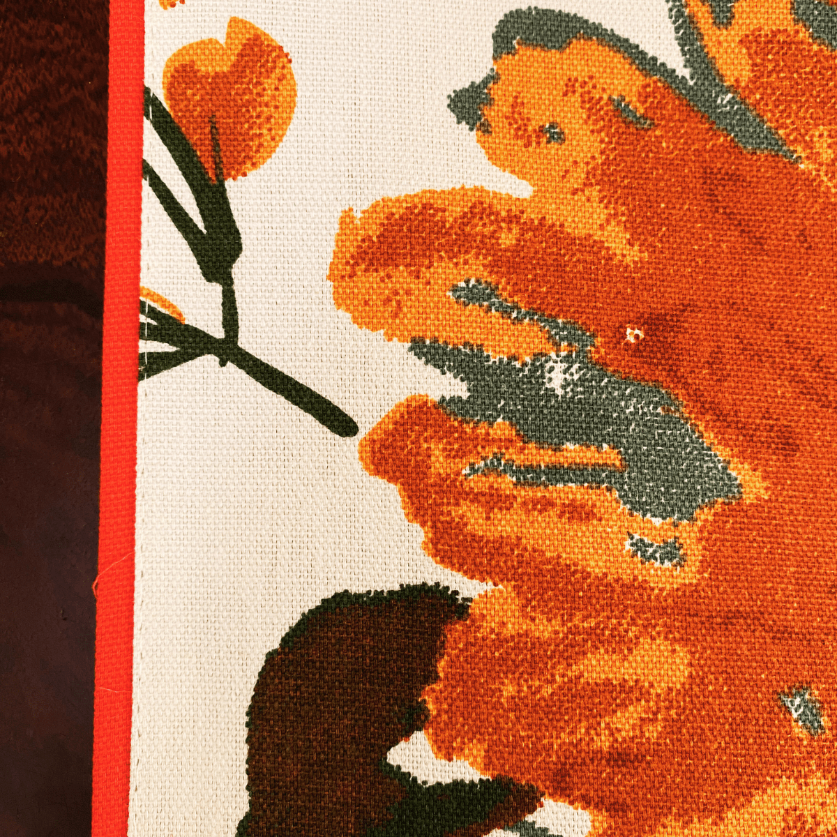 Victoria Printed Table Runner, 100% cotton, 13" x 72"