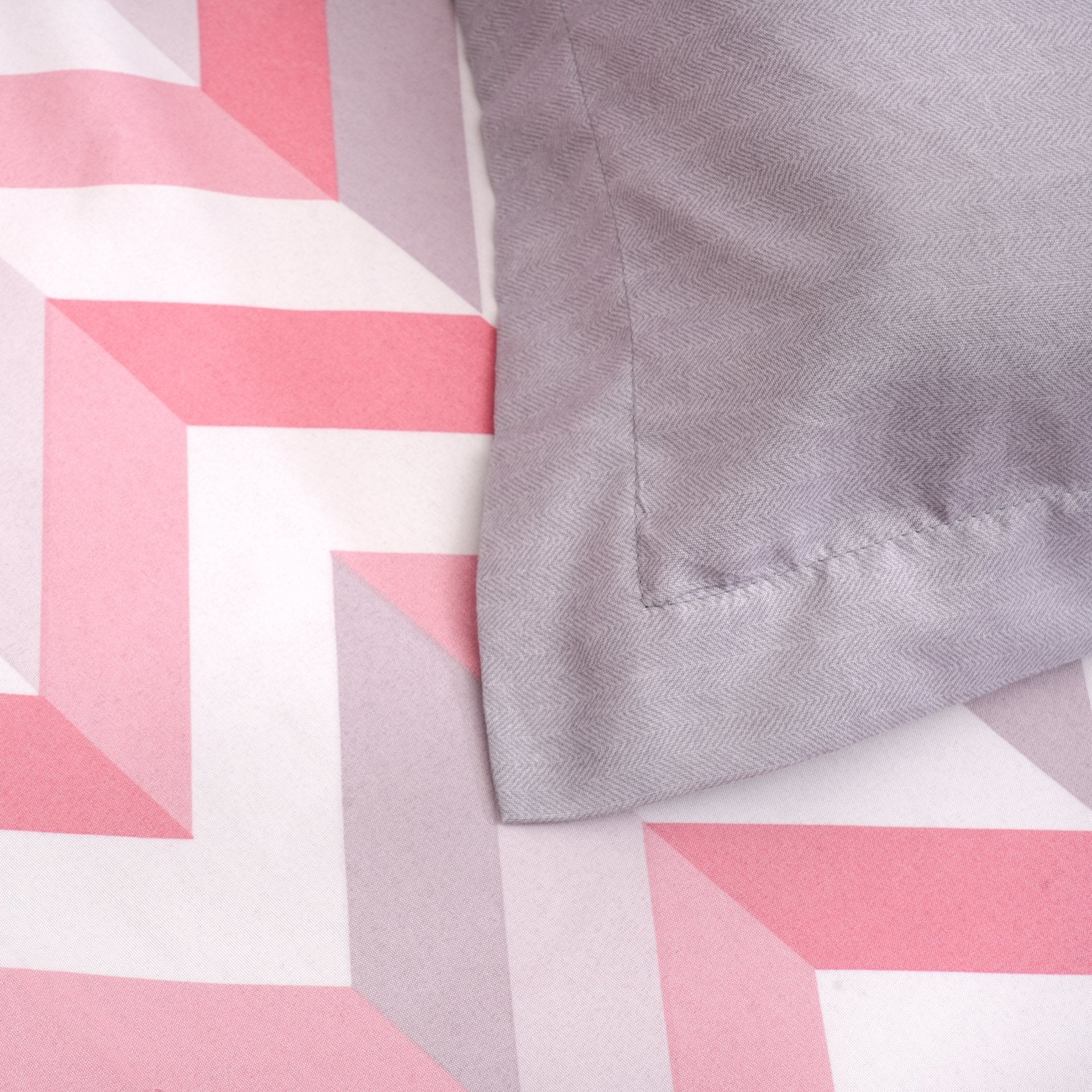 Vivid Bedsheet Set King Size, 108" x 108" - Coral Slub - 