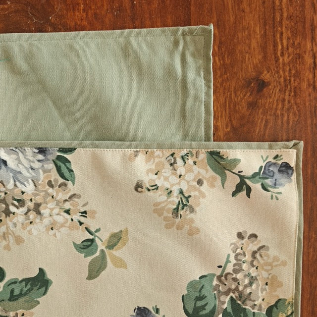 Fern Grace Printed Placemats – Cotton Canvas – Set of 6, 12" x 18"